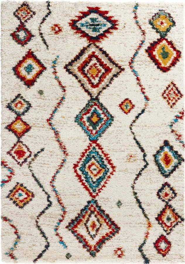 Krémový koberec Mint Rugs Geometric