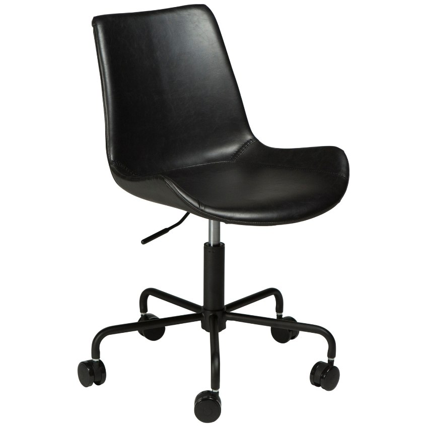 ​​​​​Dan-Form Černá koženková konferenční židle