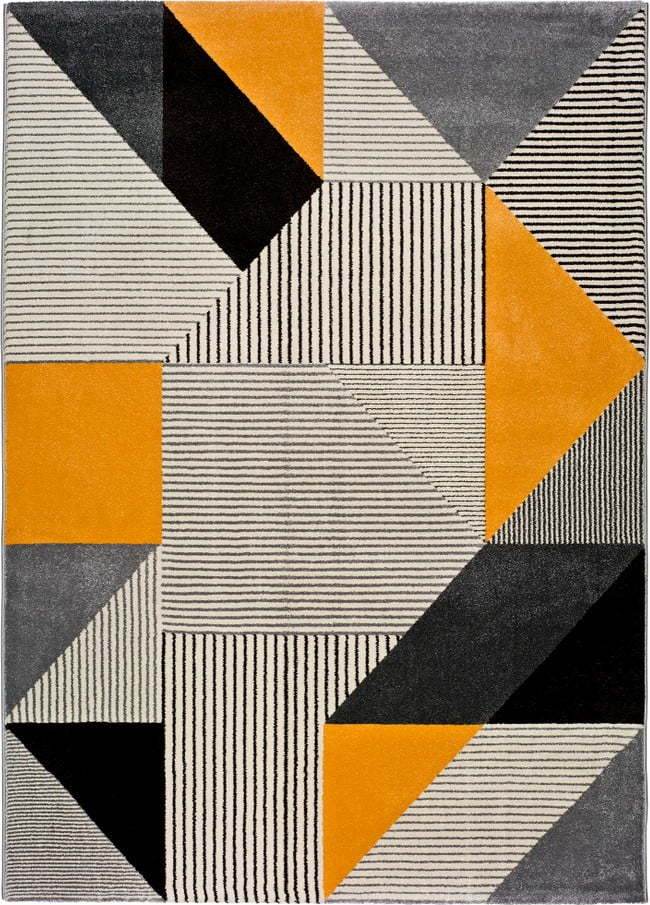 86Oranžovo-šedý koberec Universal Gladys Duro
