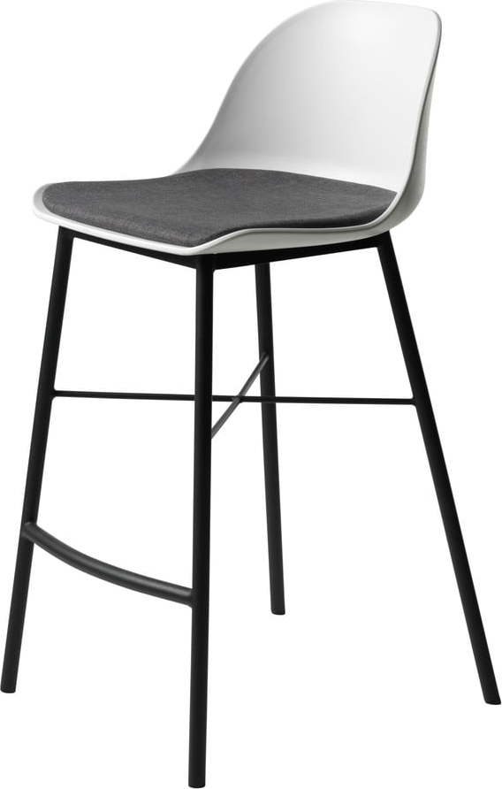 Bílá barová židle Unique
