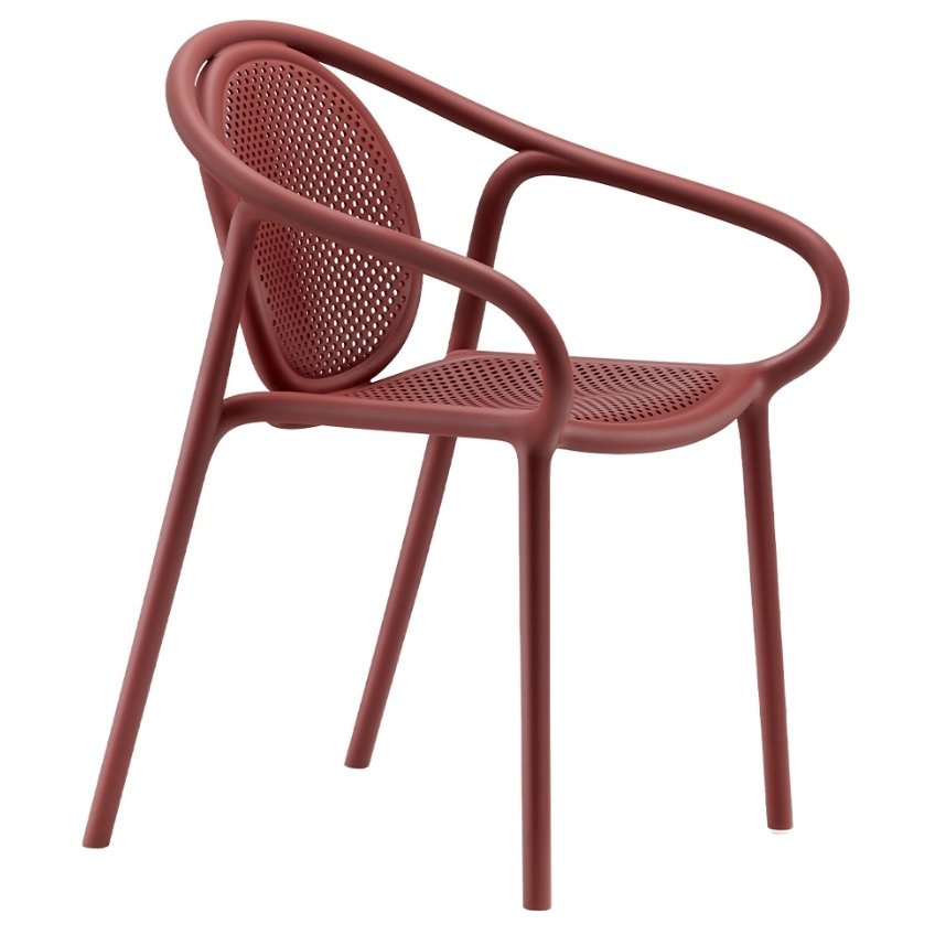 87Pedrali Červená plastová jídelní židle Remind 3735