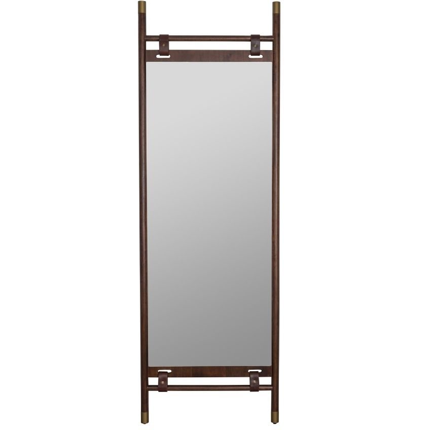 65Hnědé stojací zrcadlo DUTCHBONE Riva