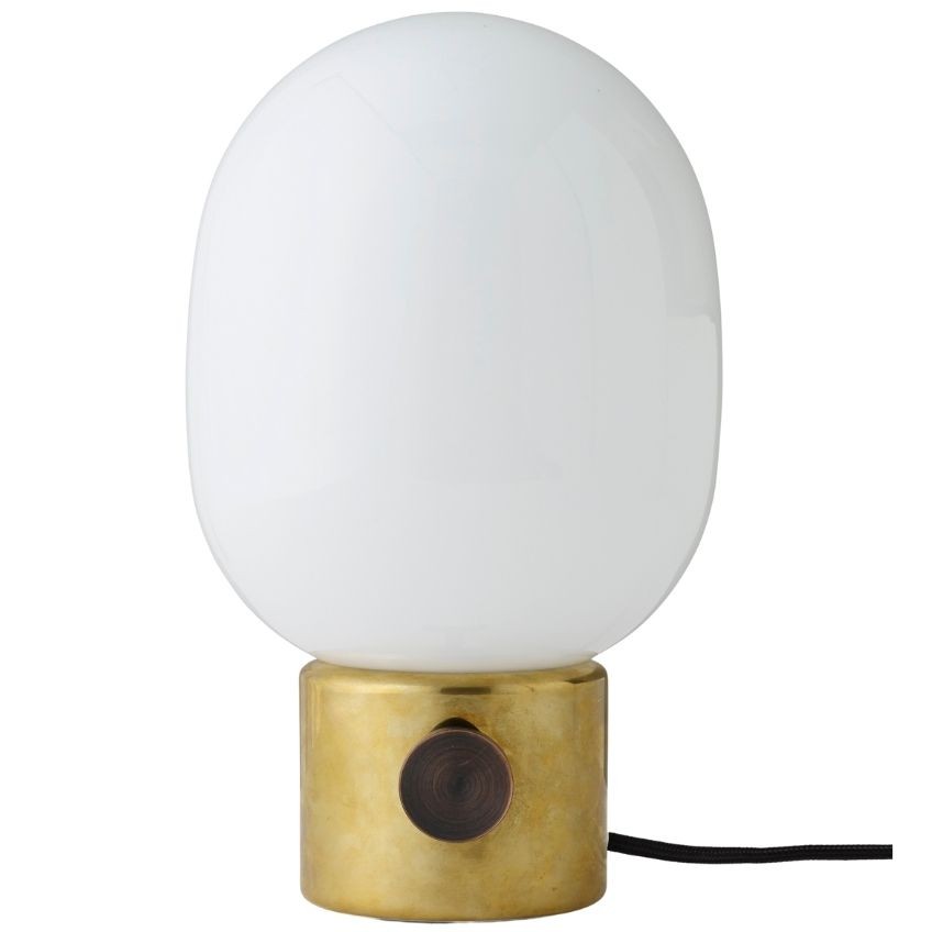 Zlatá metalická kovová stolní lampa MENU