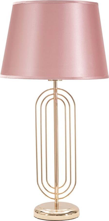 86Růžová stolní lampa Mauro Ferretti Krista