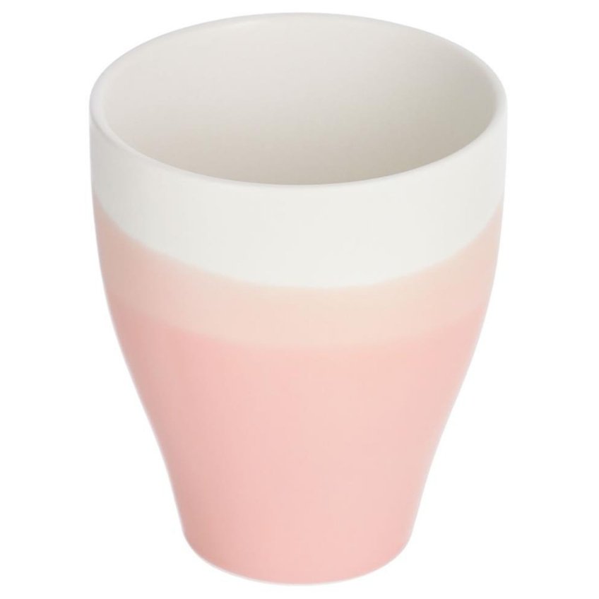 Růžový porcelánový hrnek Kave Home