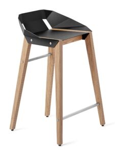 Černá hliníková barová židle Tabanda DIAGO 62