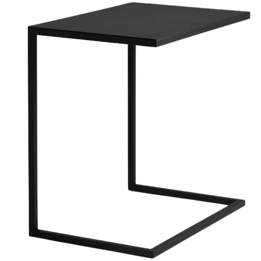 Nordic Design Černý kovový odkládací stolek