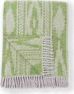 Zelený pléd s podílem bavlny Euromant Zanzibar