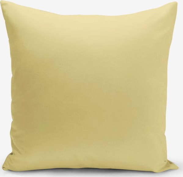 Hořčicově žlutý povlak na polštář Minimalist Cushion Covers