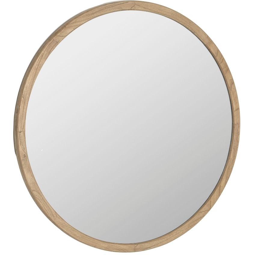 Dřevěné závěsné zrcadlo Kave Home