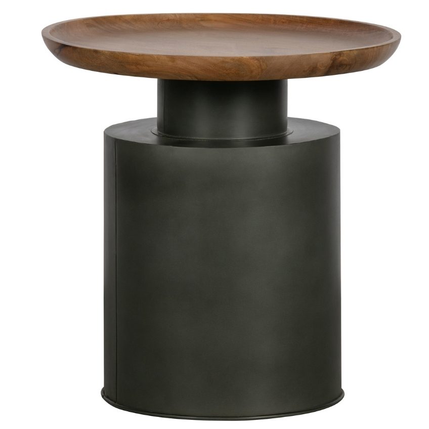 Hoorns Dřevěný odkládací stolek Duo