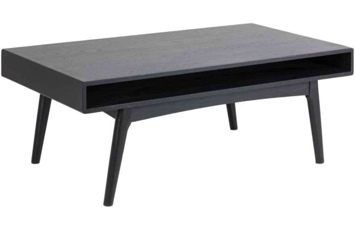 Scandi Černý dubový konferenční stolek Aiko 130 x