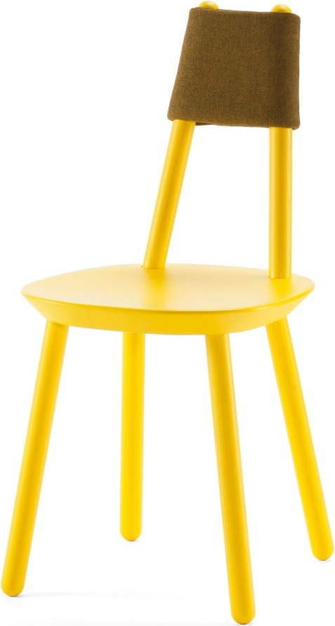 86Žlutá židle z masivu EMKO Naïve