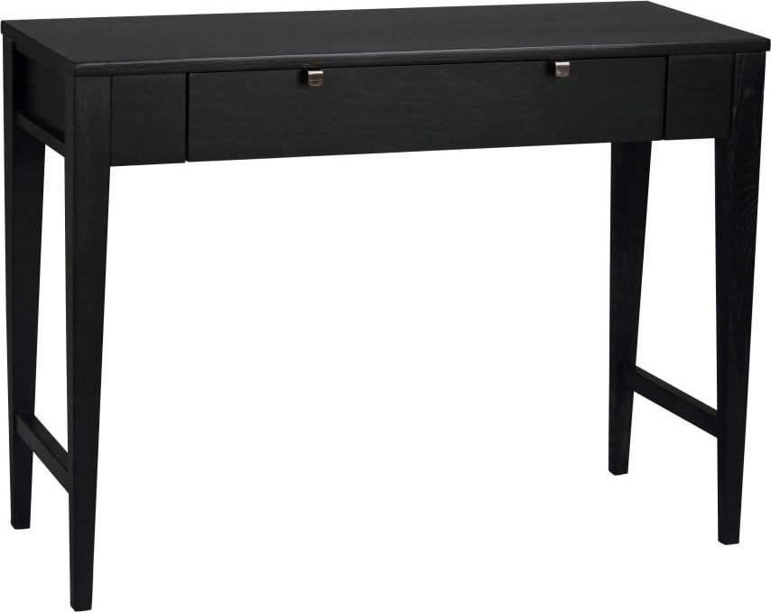 Černý dubový konzolový stolek Rowico