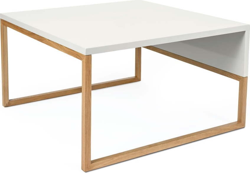 75Bílý konferenční stolek Woodman Cubis