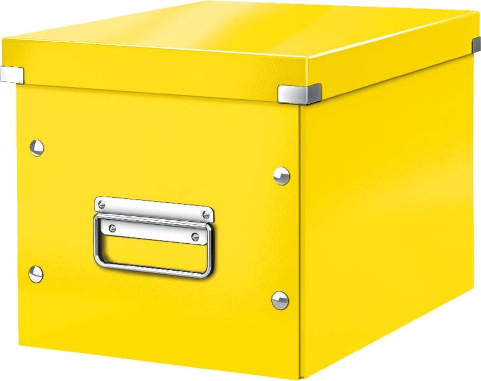Žlutá úložná krabice Leitz