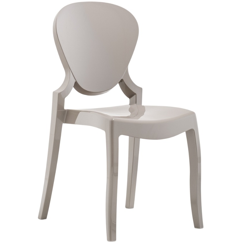 Pedrali Krémová plastová jídelní židle