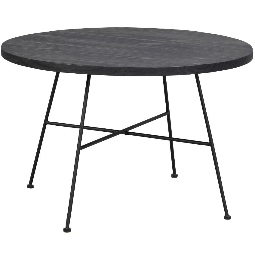 Černý borovicový konferenční stolek ROWICO
