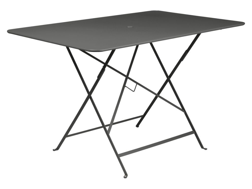 Černý kovový skládací stůl Fermob Bistro 117
