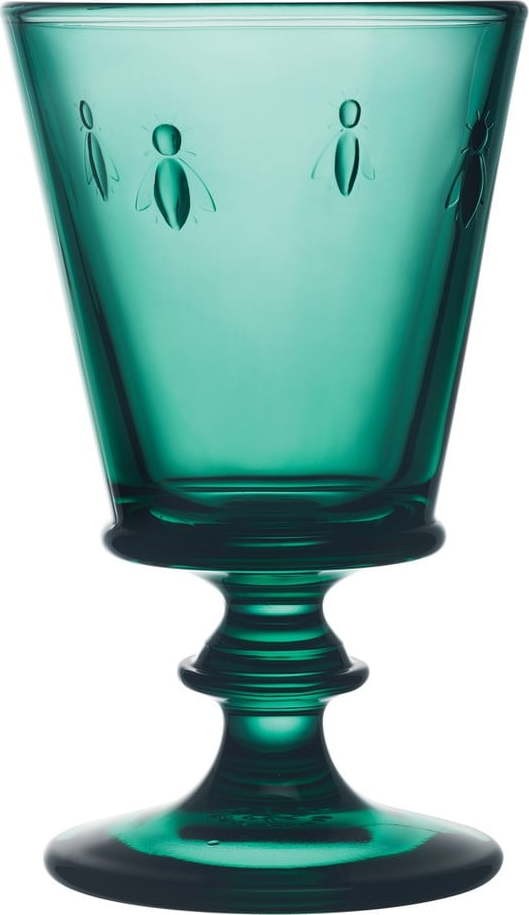 Smaragdově zelená sklenice na víno La