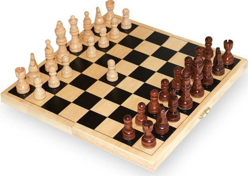 64Dřevěné šachy Legler Chess
