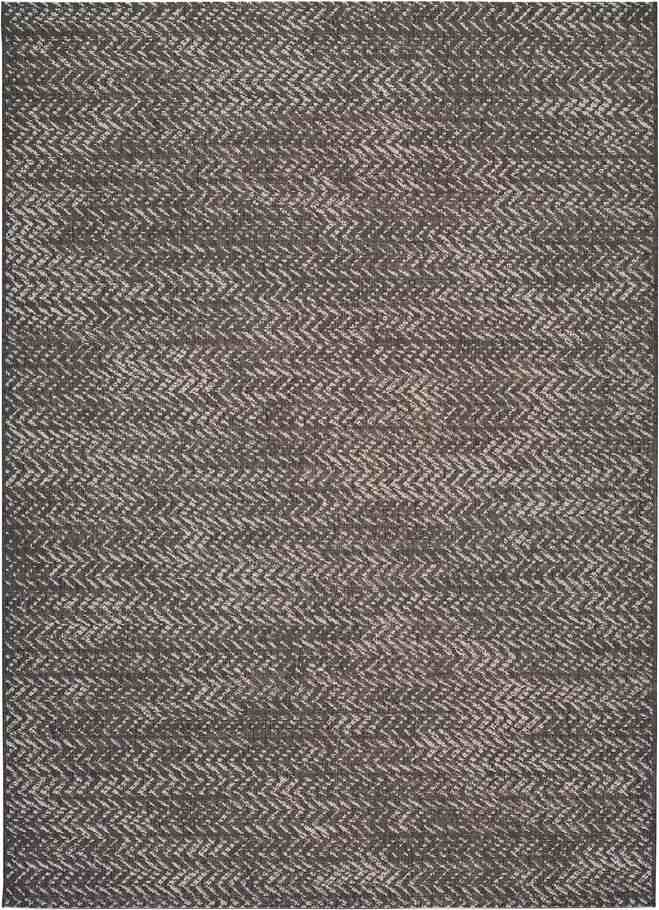 Antracitový venkovní koberec 160x230 cm