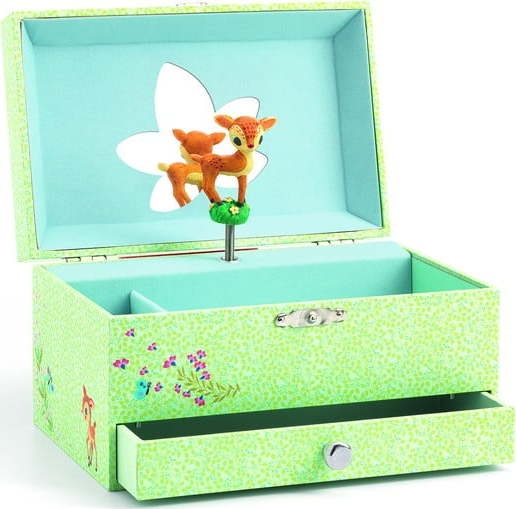 65Dřevěná hrací skříňka Djeco Bambi