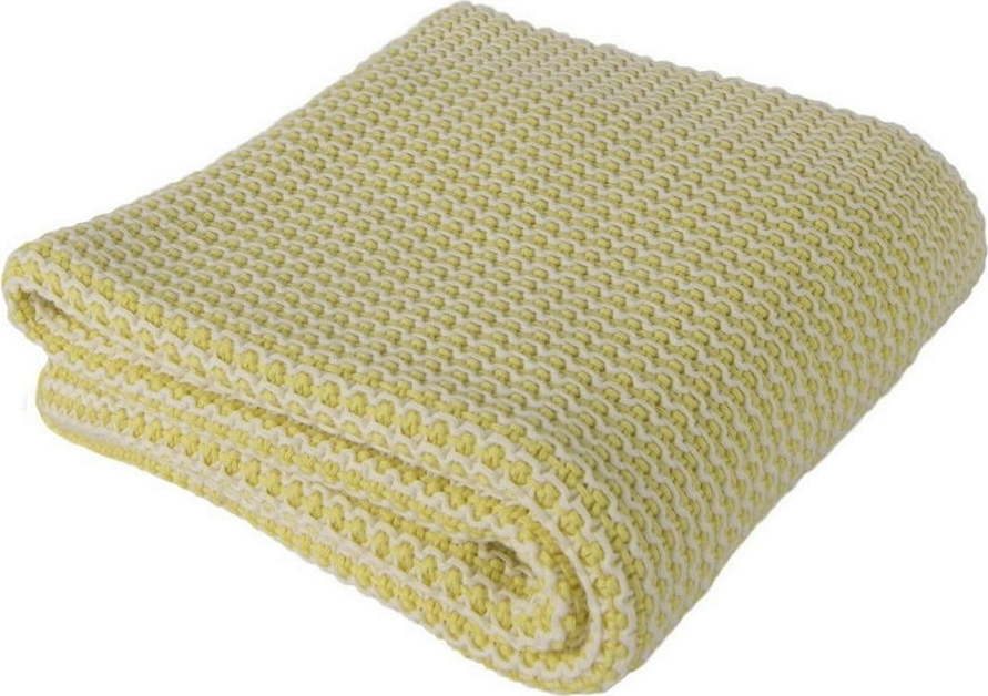 Žlutá dětská bavlněná deka Homemania