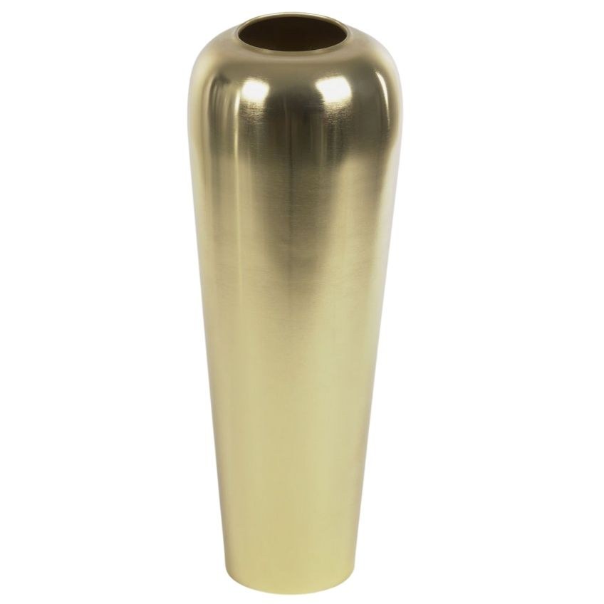 Zlatá kovová váza Kave Home