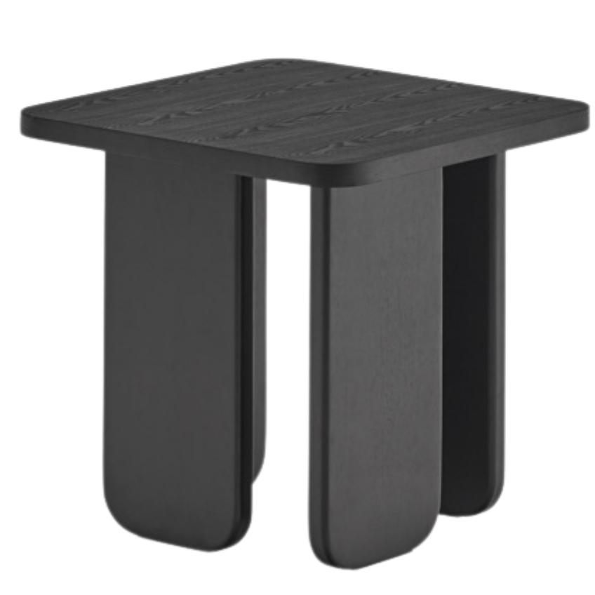 Černý jasanový odkládací stolek Teulat Arq