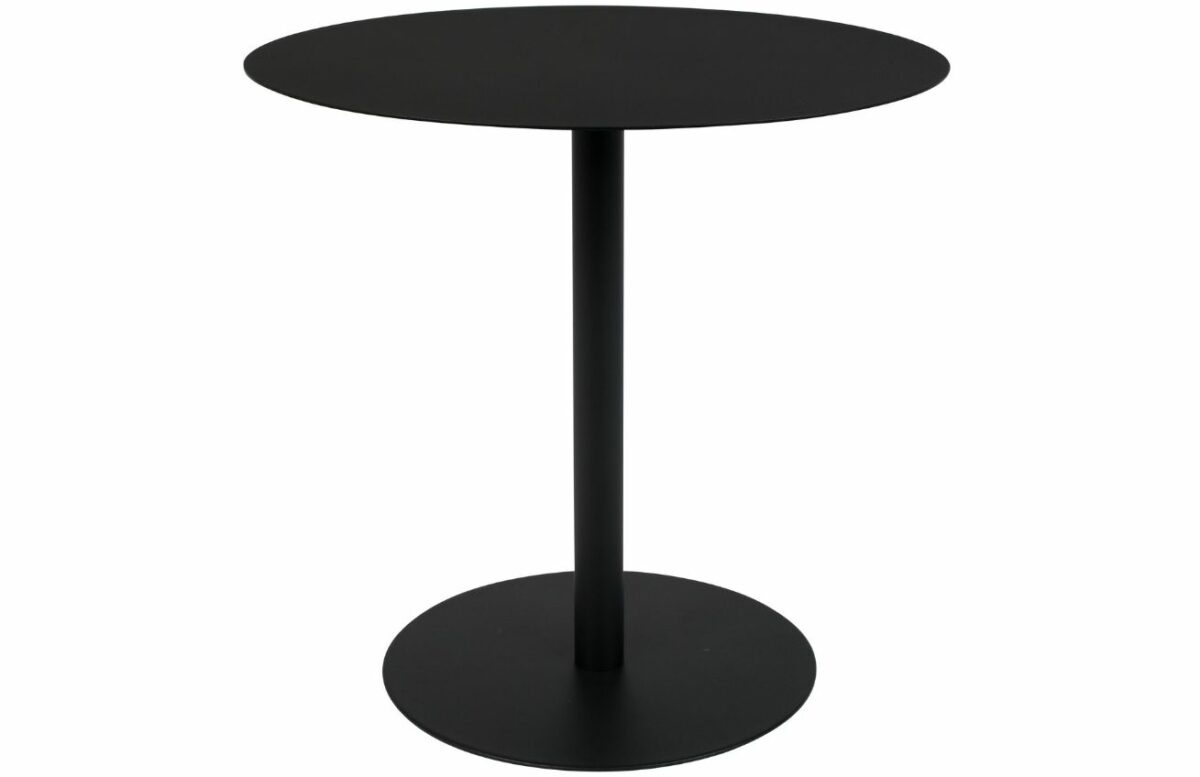 Černý kovový odkládací stolek ZUIVER
