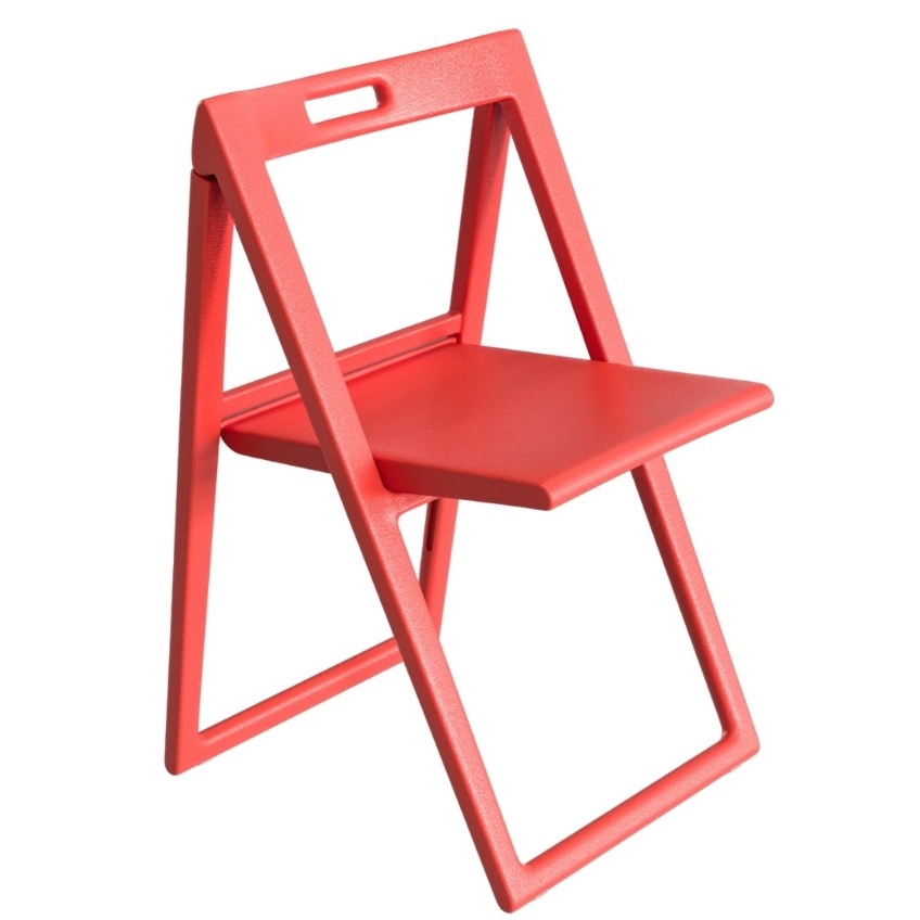 Pedrali Červená plastová skládací židle