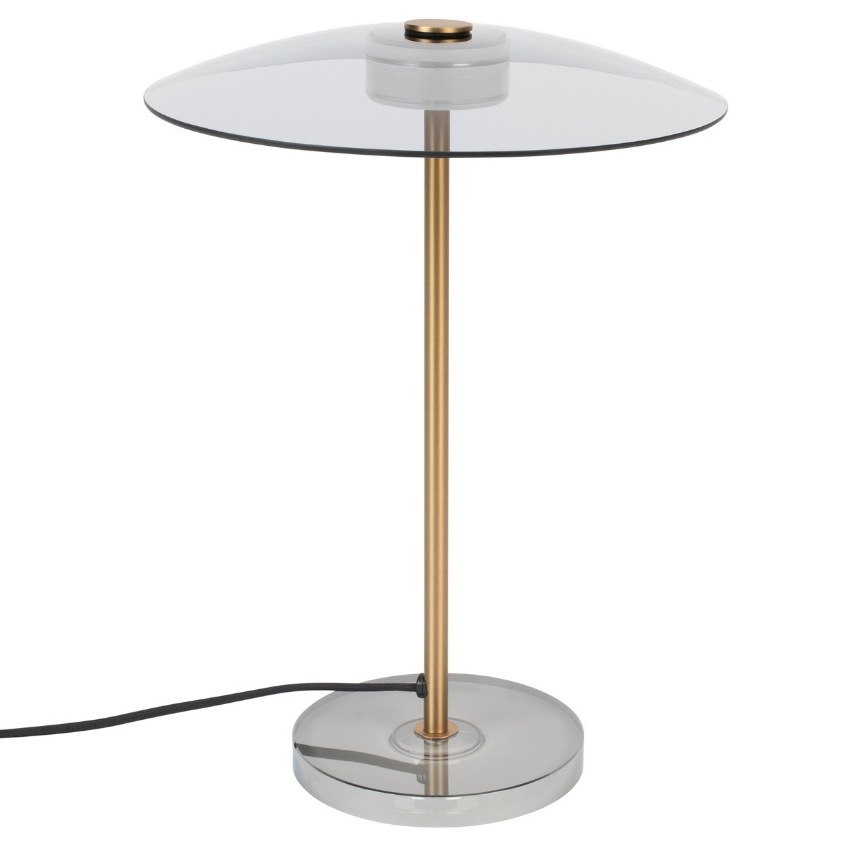 Bronzová kovová stolní lampa ZUIVER