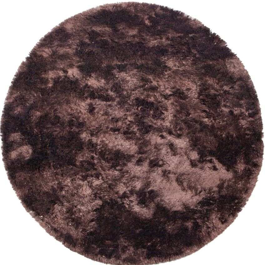 Hoorns Kávově hnědý koberec Candy