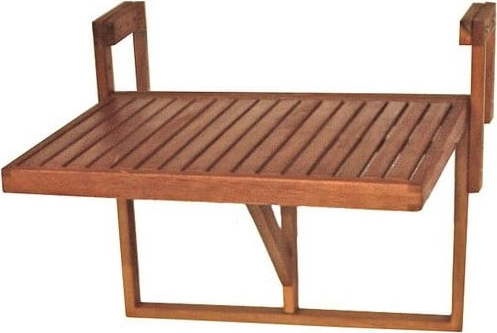 Balkonový závěsný stůl z eukalyptového dřeva