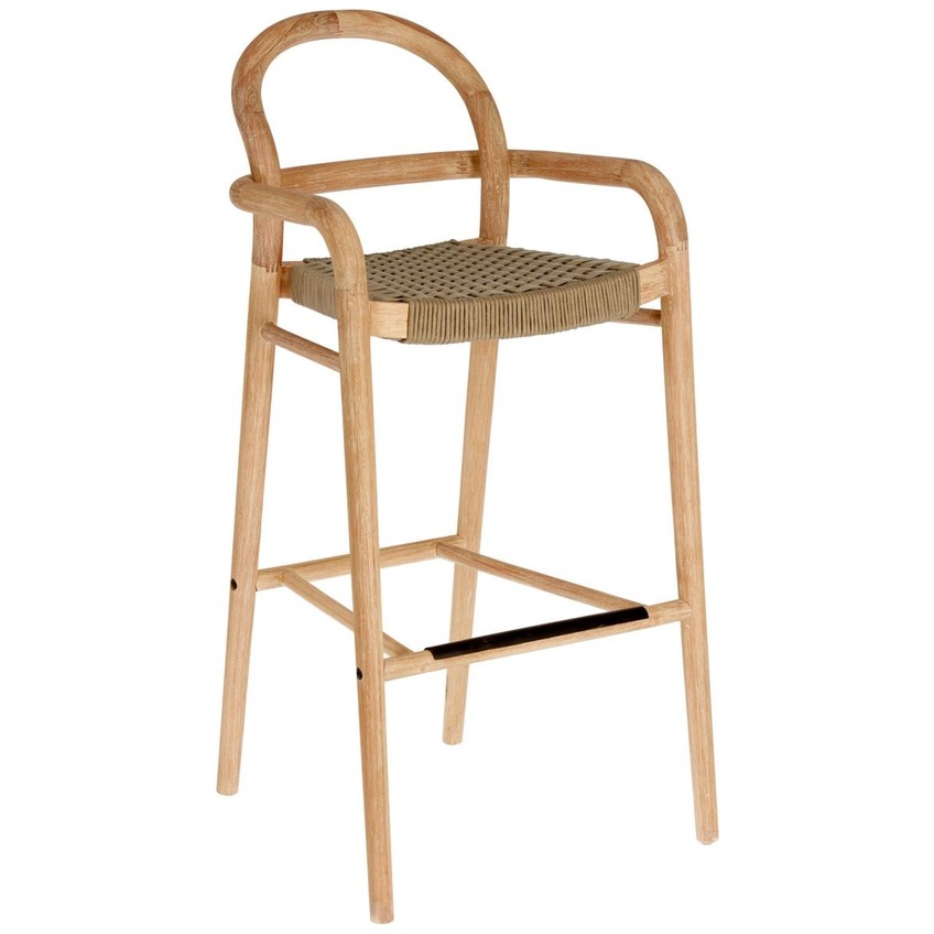 Dřevěná barová židle Kave Home Sheryl 79