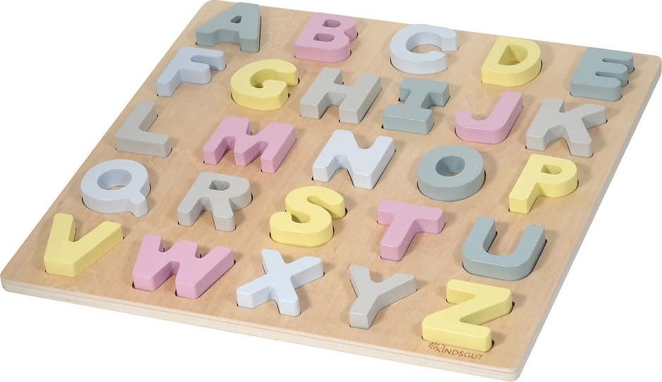 Dřevěné dětské vkládací puzzle Kindsgut