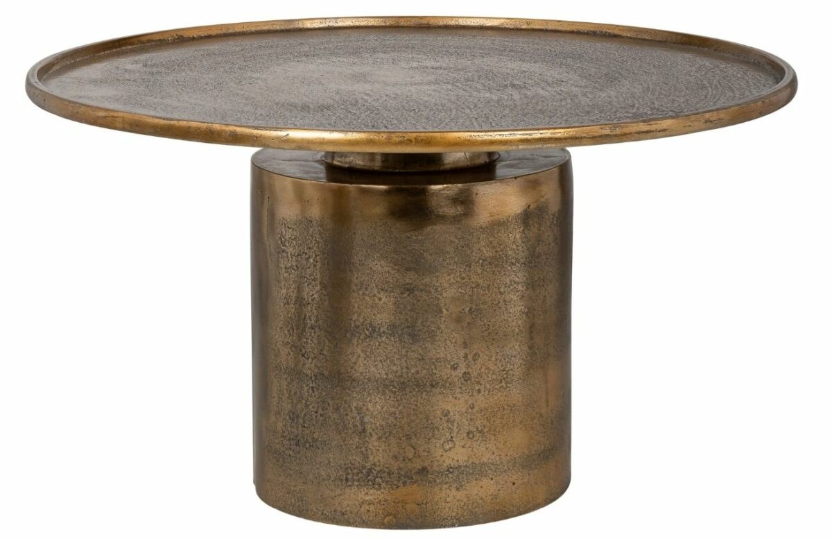 Zlatý kovový konferenční stolek Richmond