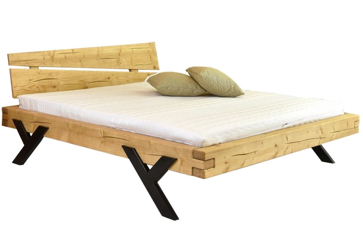 Woody Masivní smrková postel Way 160 x 200