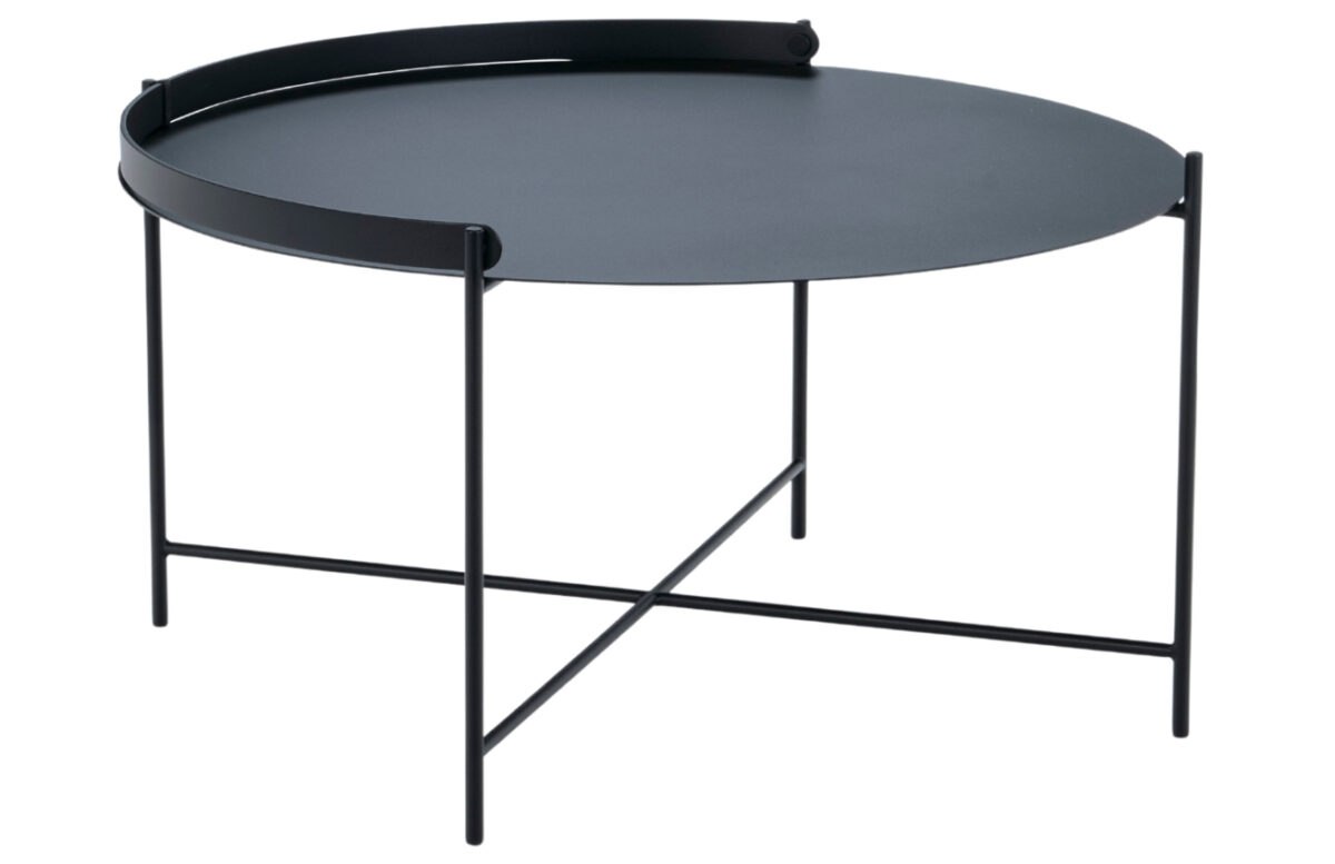Černý kovový konferenční stolek HOUE Edge