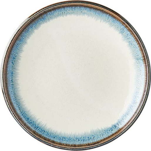 Bílý keramický talířek MIJ Aurora