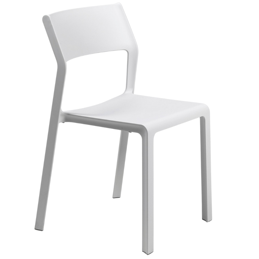 Nardi Bílá plastová zahradní židle Trill