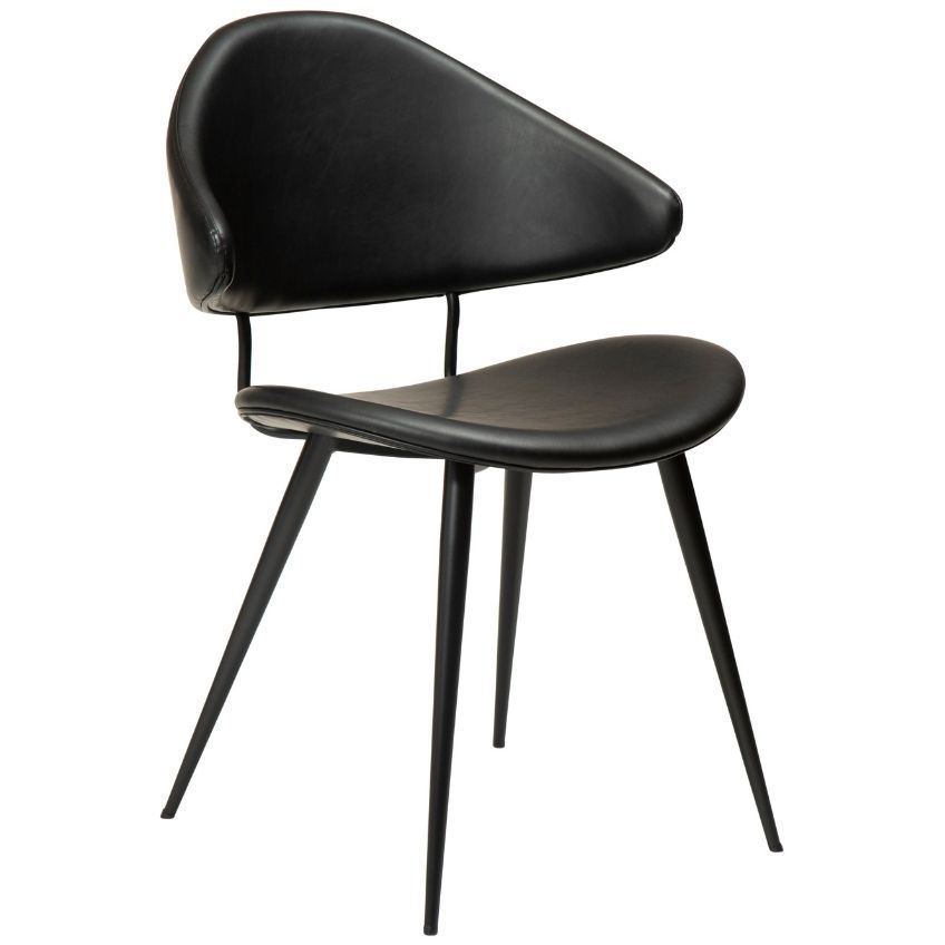 ​​​​​Dan-Form Černá koženková jídelní židle