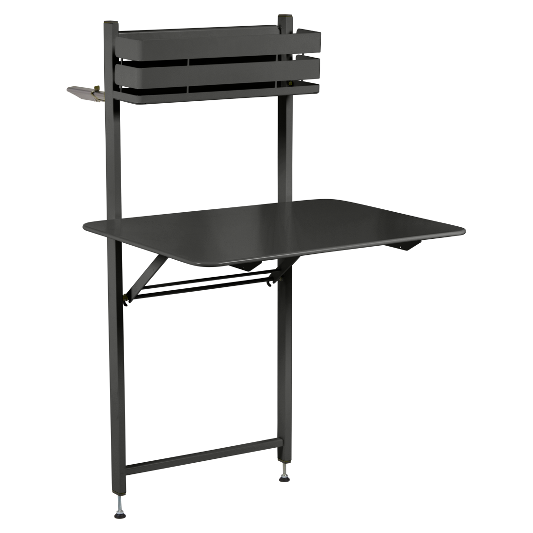 Černý kovový balkonový stůl Fermob Bistro