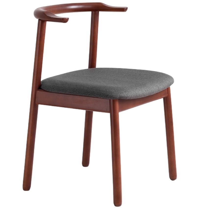 Nordic Design Hnědá dřevěná jídelní židle Kube s