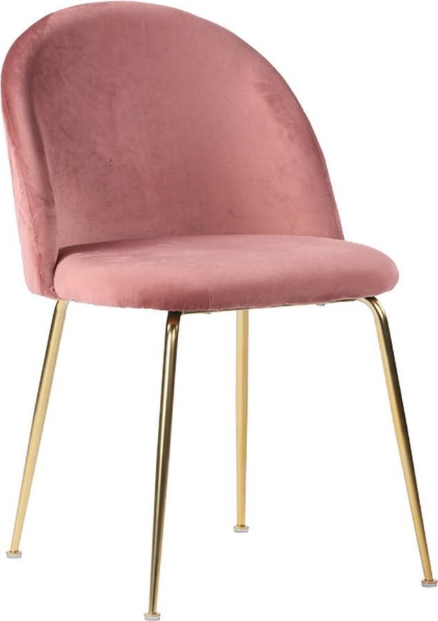 Sada 2 růžových jídelních židlí House