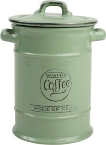 Zelená keramická dóza na kávu T&G