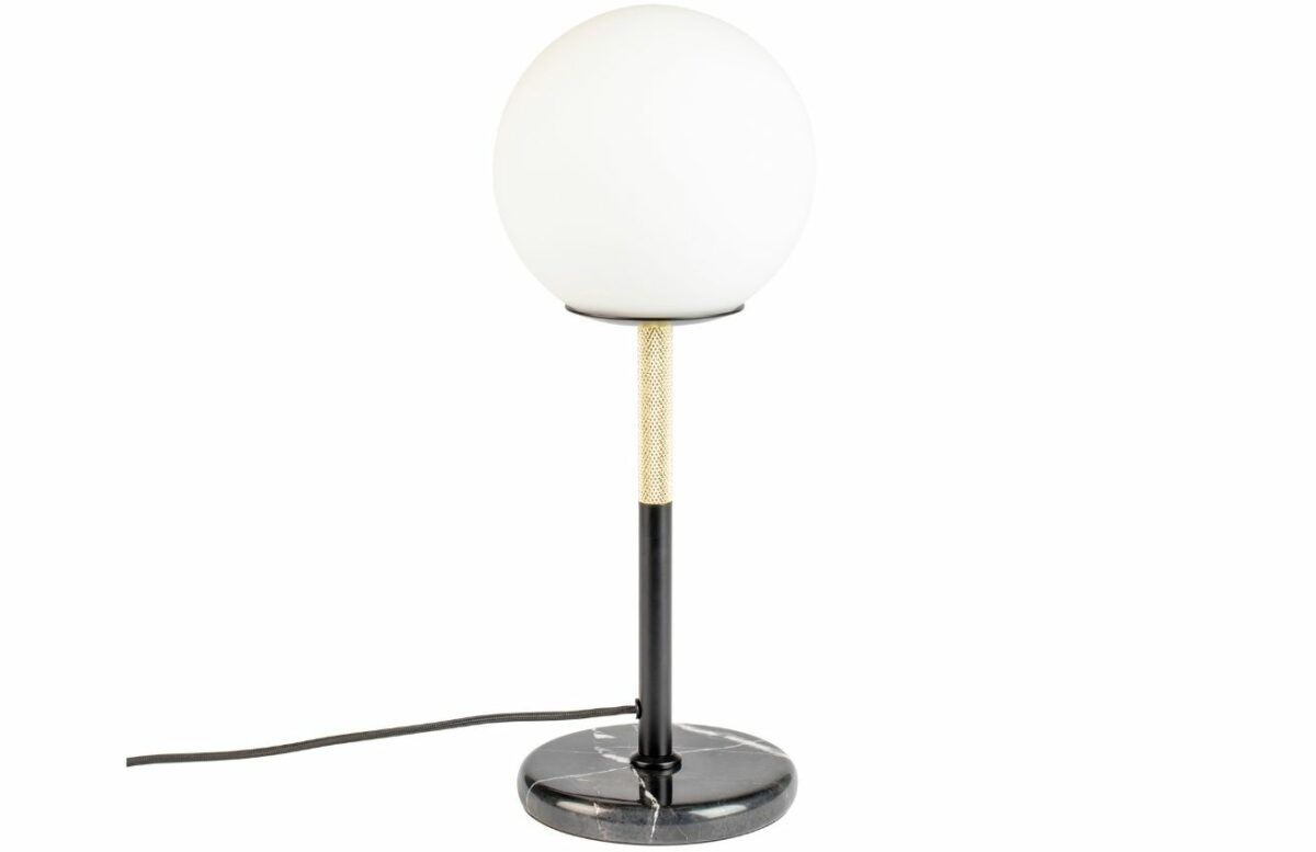 Opálově bílá skleněná stolní lampa ZUIVER ORION