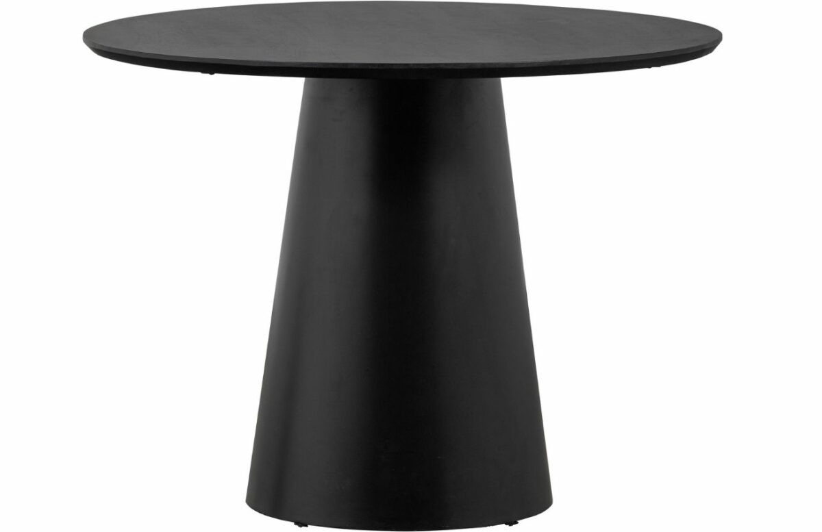Hoorns Černý mangový jídelní stůl Nanom