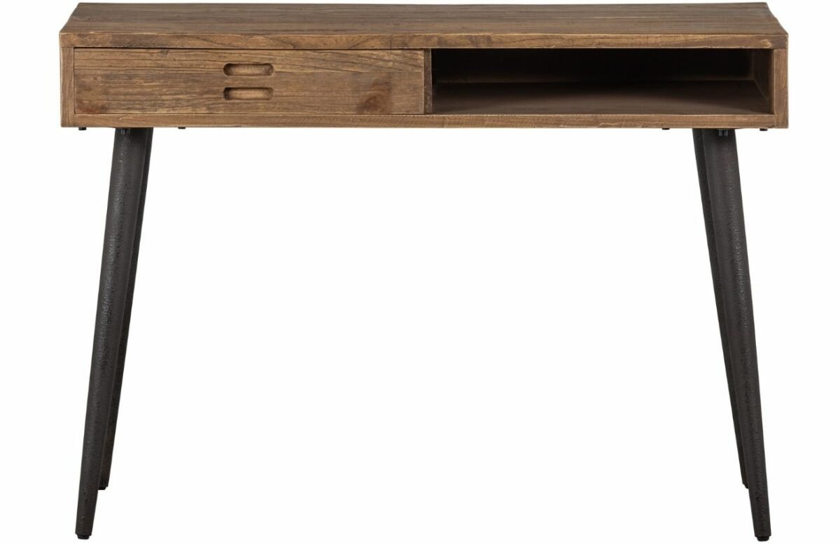 Hoorns Dřevěný pracovní stůl Maox 110